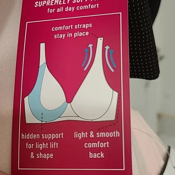 34C Vanity Fair 75204 Beyond Comfort Full Coverage Underwire Bra w/Light Lift NW - Picture 5 of 5